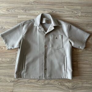 Maniere De Voir Leather Shirt sz M